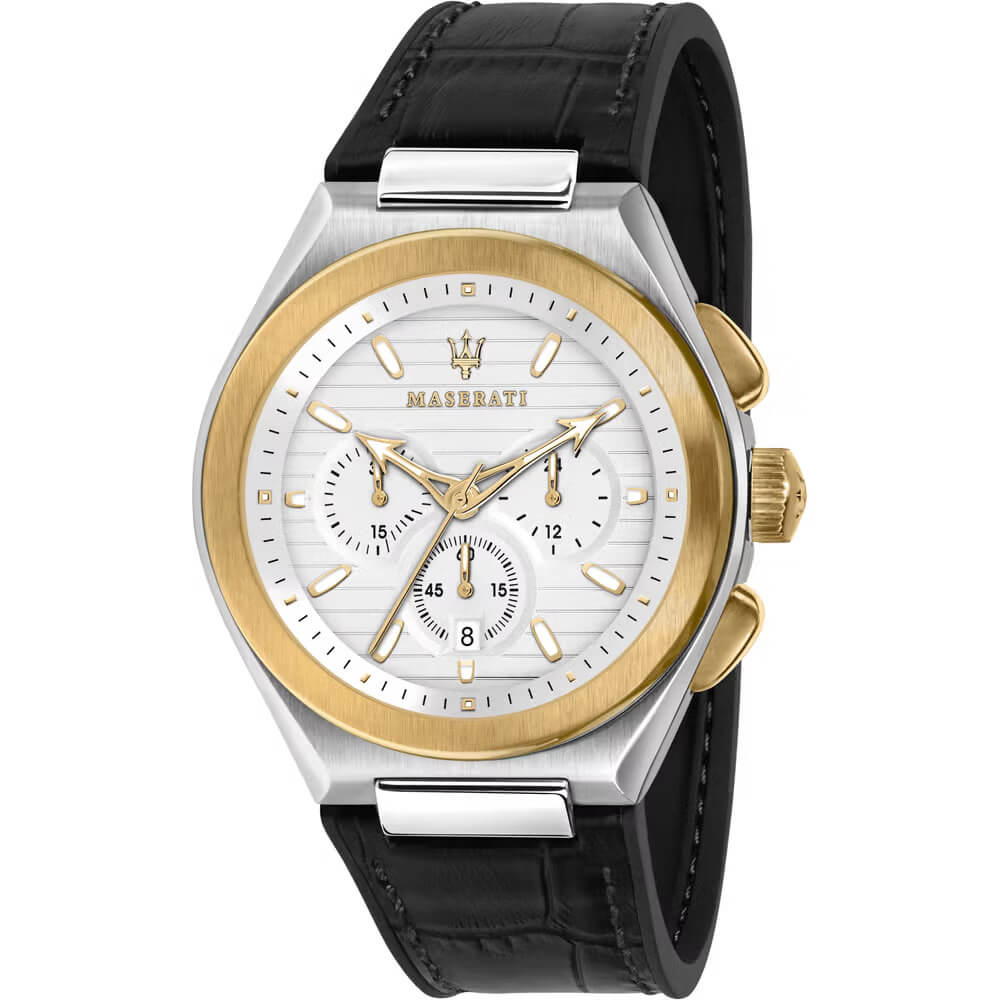Maserati Triconic Silicone Strap Men's chronograph Watch - R8871639004