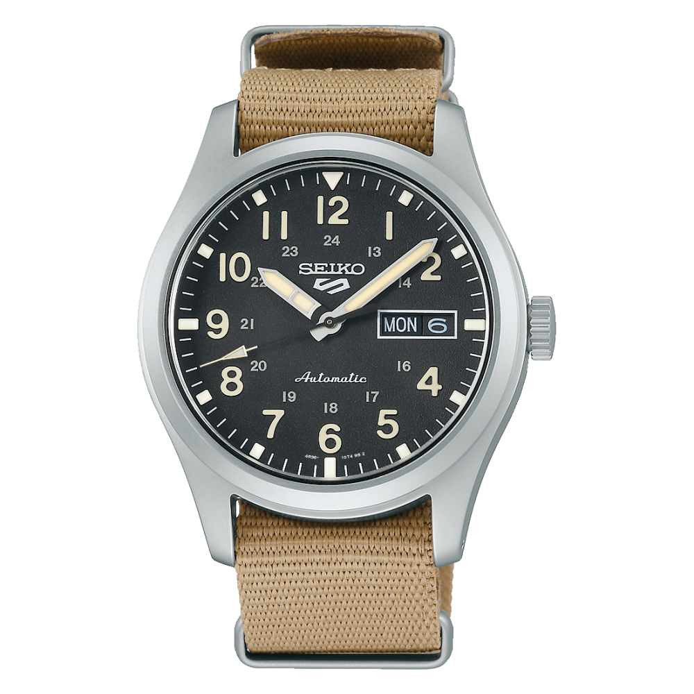 Seiko 5 Sports Black Dial Men's Watch - SRPG35