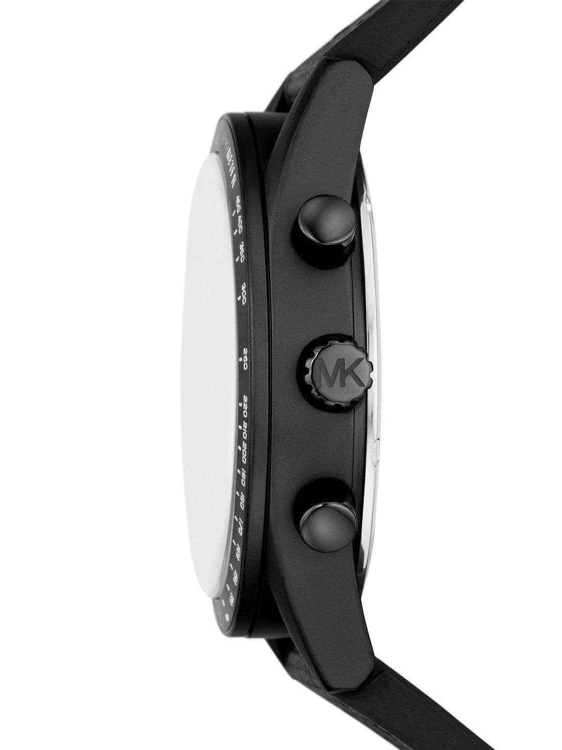 Michael Kors Accelerator Black Rubber Strap Men's Chronograph Watch- Mk9143