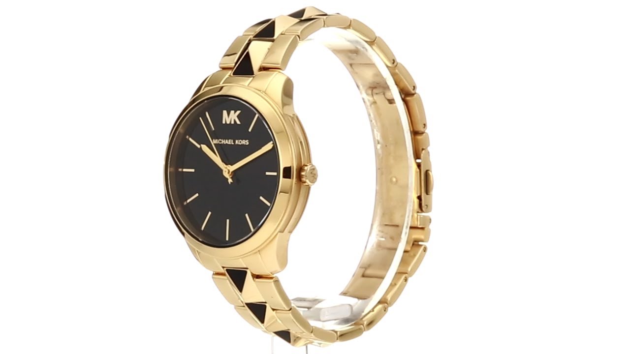 Michael Kors Three Hand Black Women's Watch- MK6669
