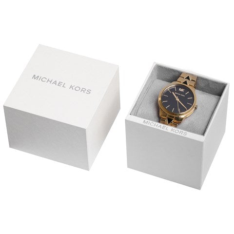 Michael Kors Three Hand Black Women's Watch- MK6669