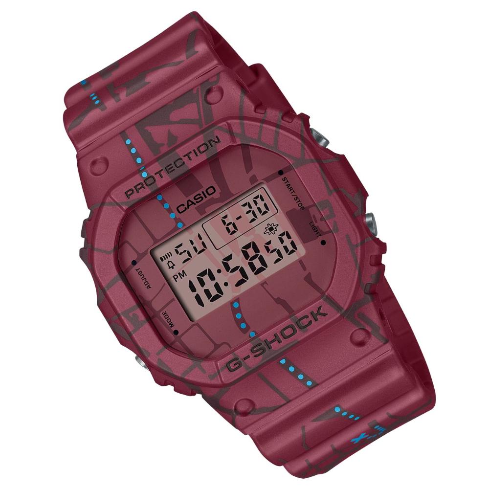 Casio G-Shock Treasure Hunt Shibuya Red Sports Digital Watch- DW-5600SBY-4DR