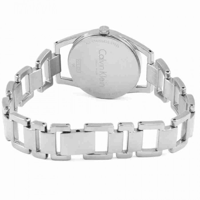 Calvin klein DAINTY Silver Dial Bracelet Style Ladies Watch- K7L23146