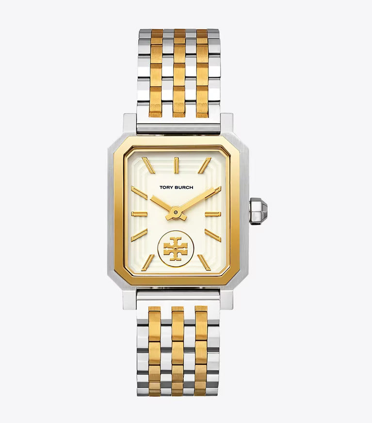 Tory Burch Robinson Dual Tone Stainless Steel Strap Ladies Watches-TBW1501
