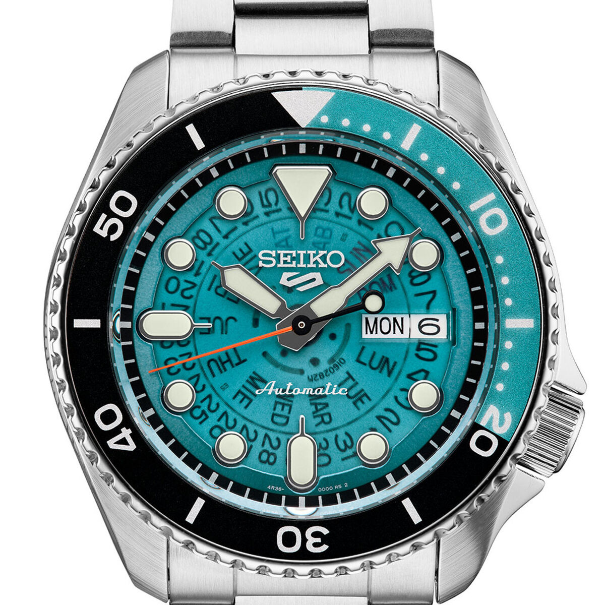 Seiko5 Sports SKX Style Skeleton Dial Men's Automatic Watch- SRPJ45K1