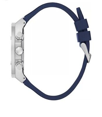 Guess Blue Rubber Strap Men's Multifunction Watch- GW0417G1