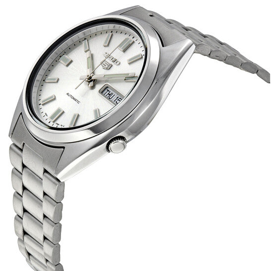 Saiko 5 Automatic Silver Dial Stainless Steel Men's Watch - SNXS73
