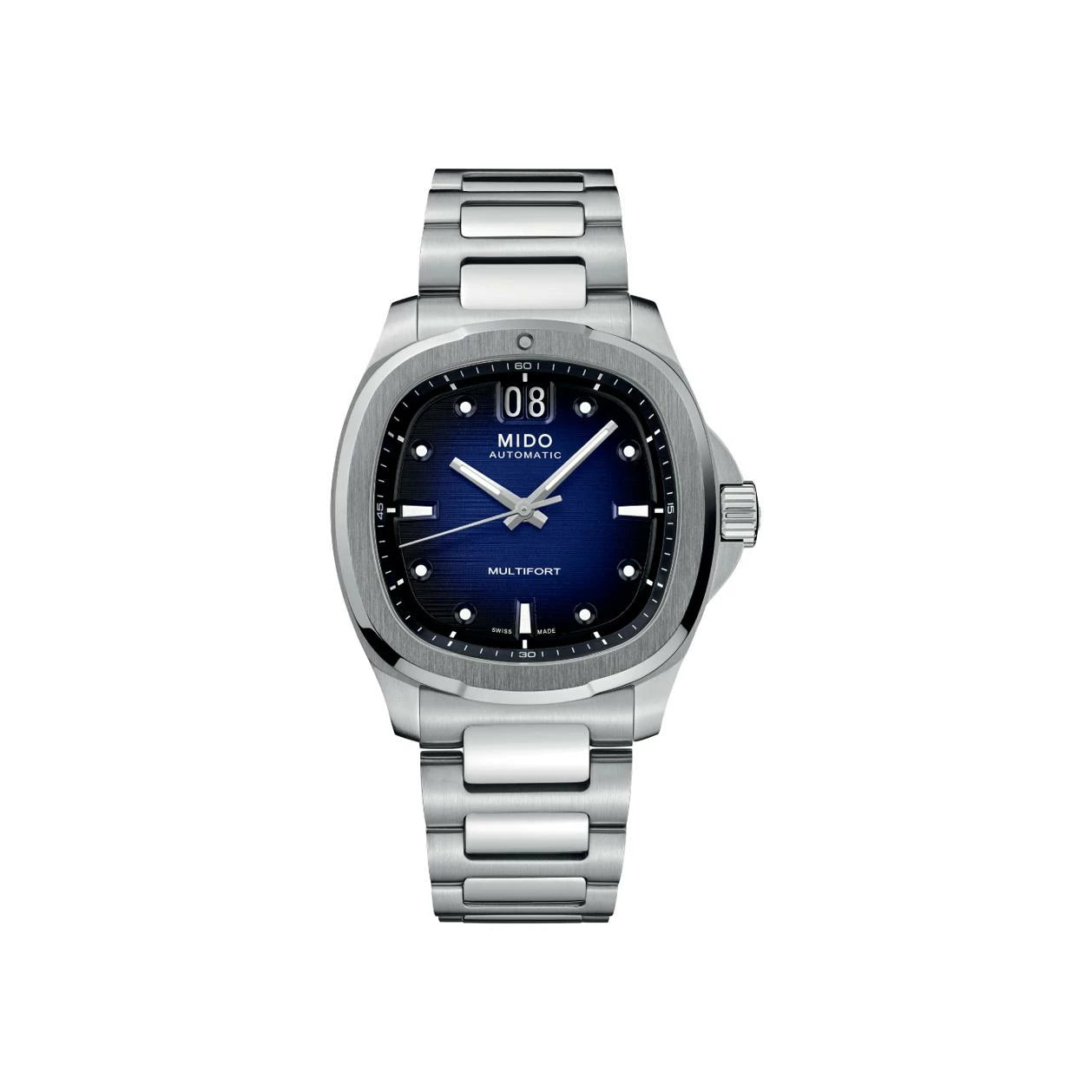 Mido Multifort TV Big Date Blue Dial Men's Watch- M049.526.11.041.00