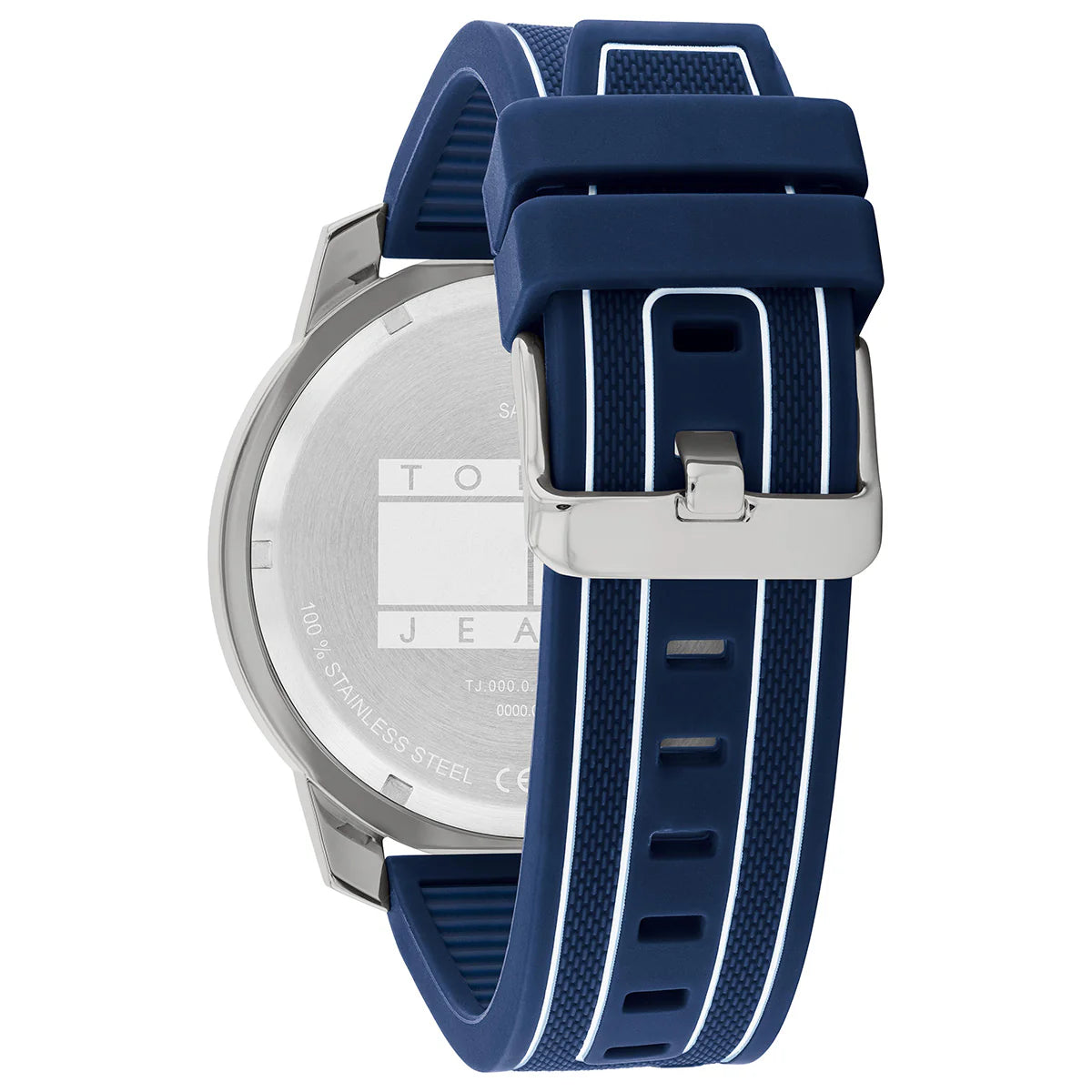 Tommy Hilfiger Blue Dial Rubber Strap Men's Multifunction Watch- TH1710582