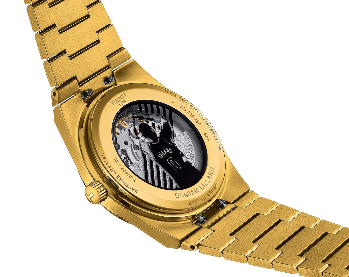 Tissot PRX Powermatic 80 Damian Lillard Special Edition Black Dial Men's Watch - T137.407.33.051.00