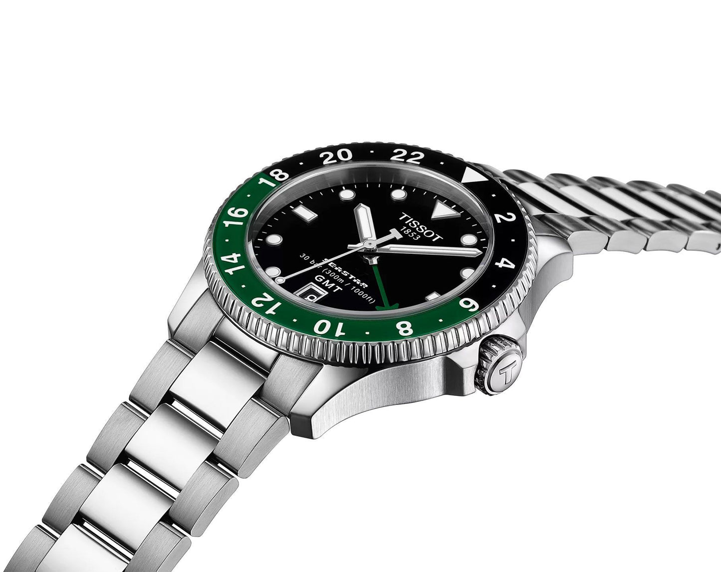 Tissot Seastar 1000 Quartz GMT Black Dial Men's Watch - T120.852.11.051.00