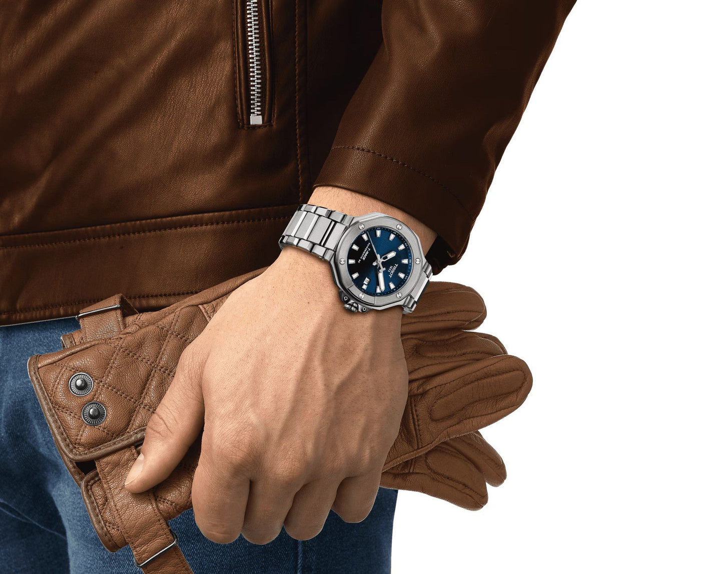 Tissot T-Race Powermatic 80 41 mm Blue Dial Men's Watch - T141.807.11.041.00