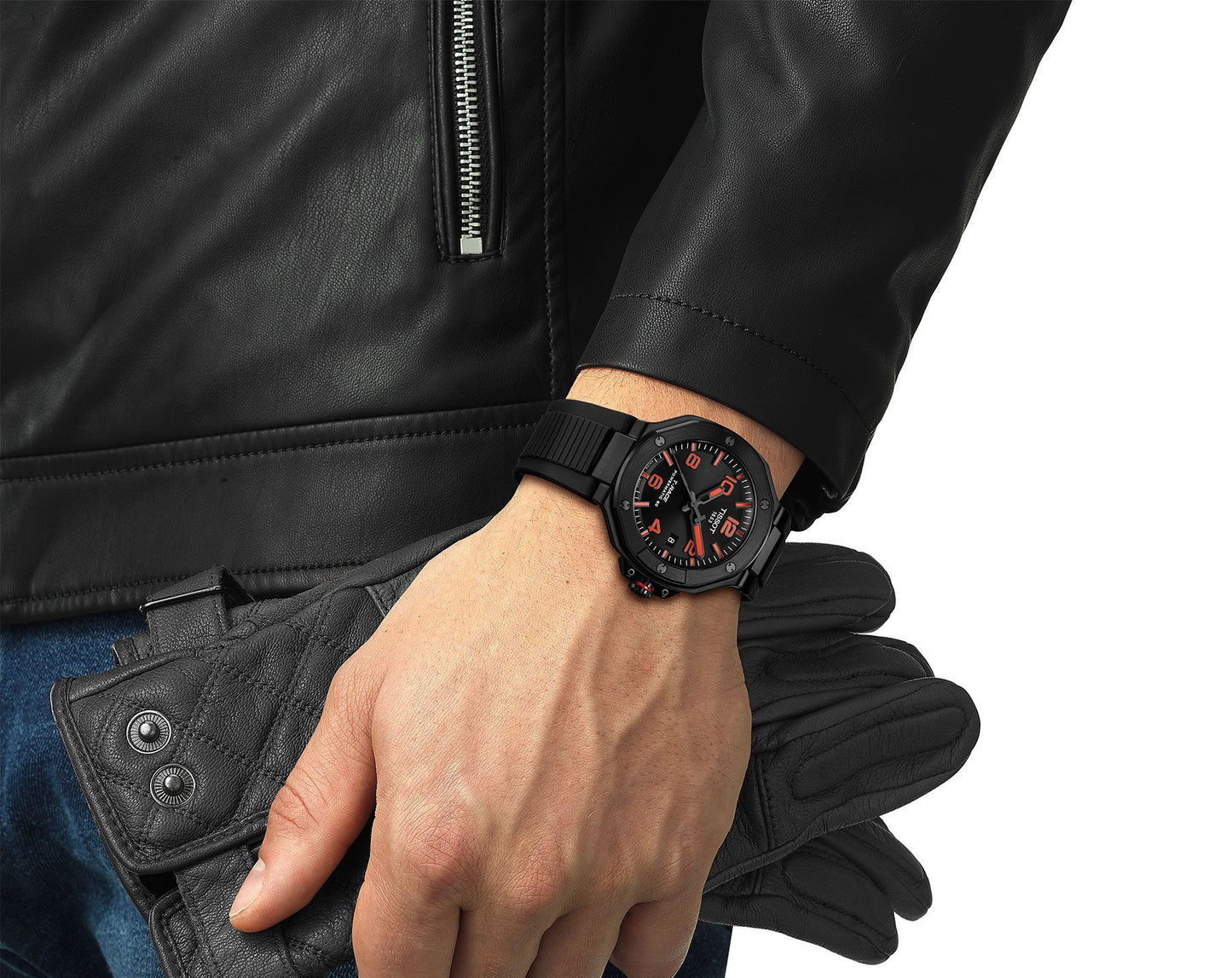 Tissot T-Race Powermatic 80 Black Dial Men's Watch - T141.807.37.057.00