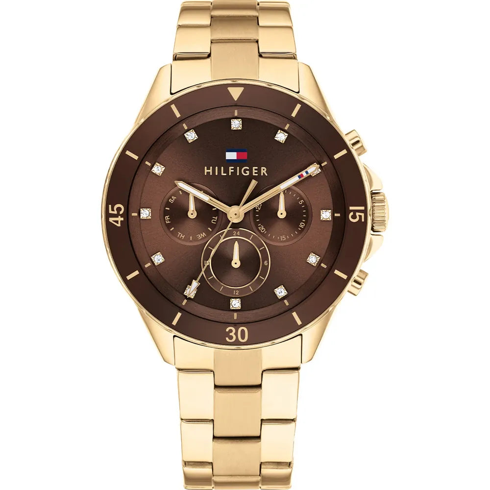 Tommy Hilfiger Brown Dial Ladies Watch - 1782709