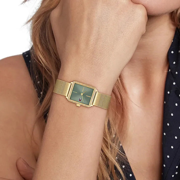 Tommy Hilfiger Green Dial Ladies Watch - 1782791