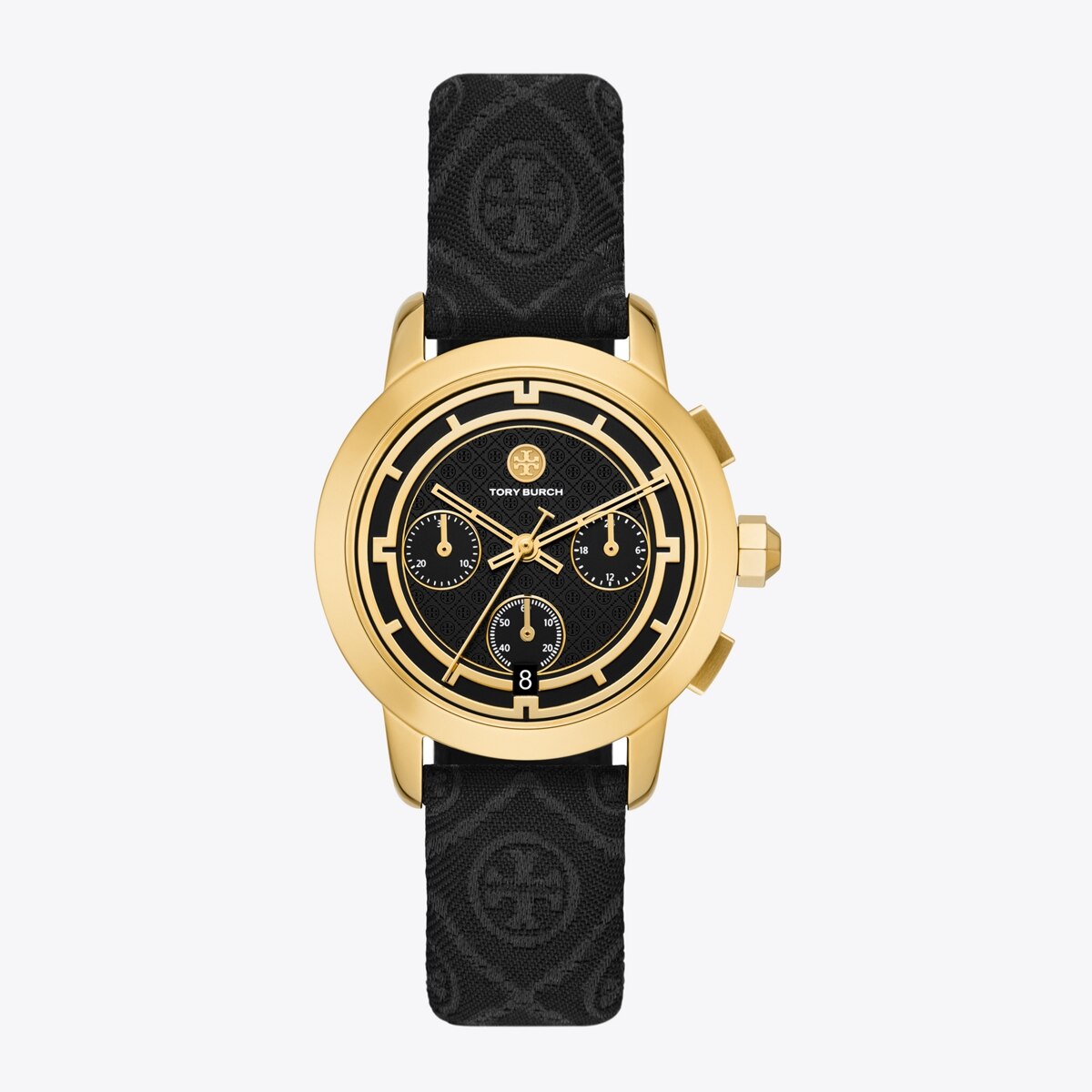 Tory Burch Black Dial Gold Tone Ladies Watch - TBW1055