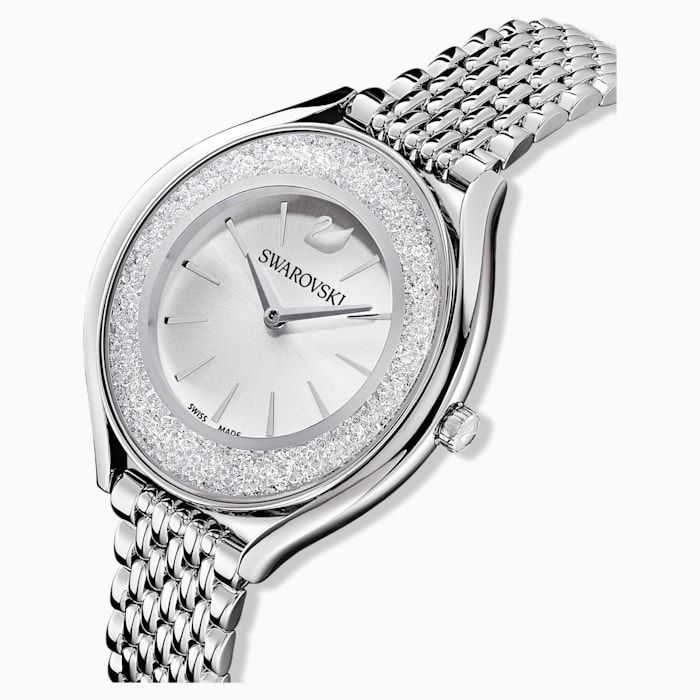 Swarovski Crystalline Aura White Dial Stainless Steel Watch for Women -5519462