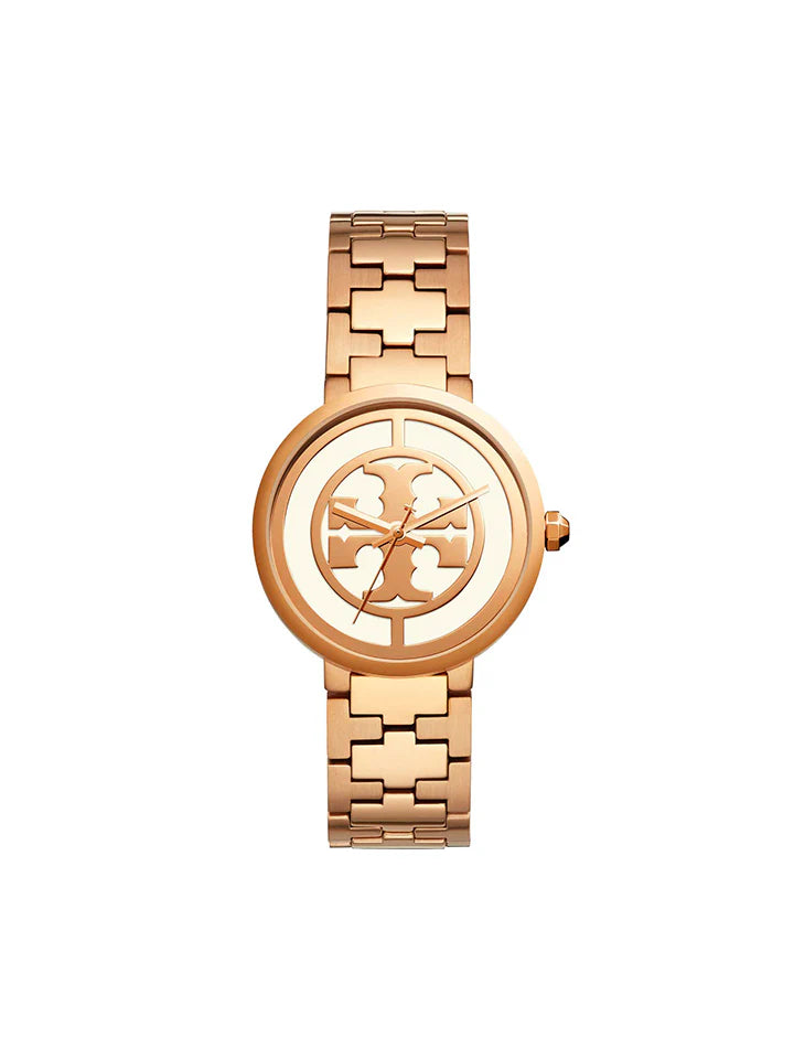 Tory Burch Reva Rose Gold-Tone Stainless Steel Female Watch- TBW4028