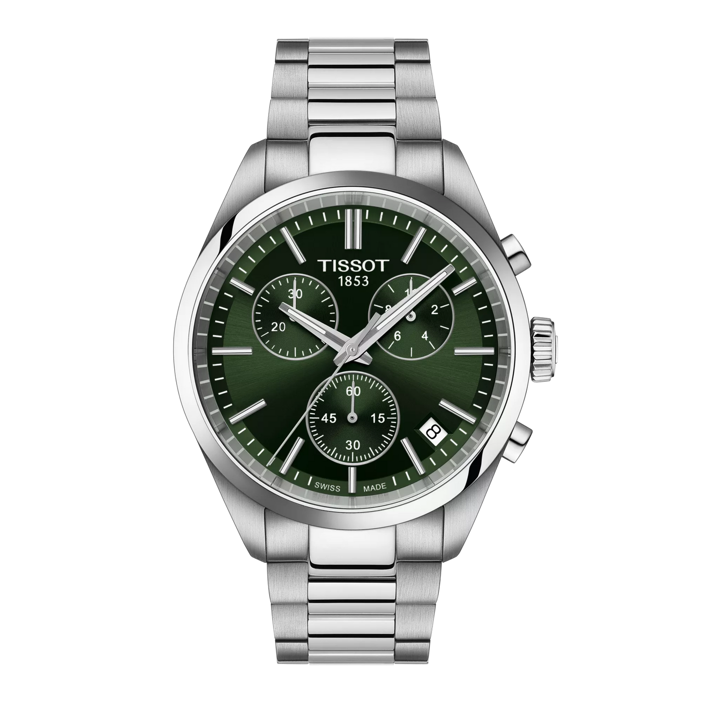 Tissot PR100 Green Dial Men's Chronograph Watch- T150.417.11.091.00