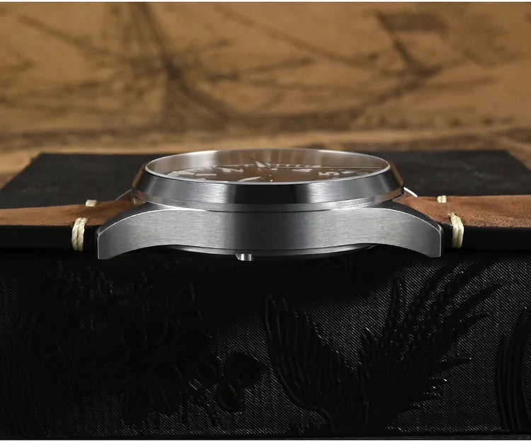 San Martin 41mm Classic Pilot Men Automatic Watch- SN0117G