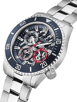 Guess Silver Multifunction Men's Chronograph Watch- GW0488G1