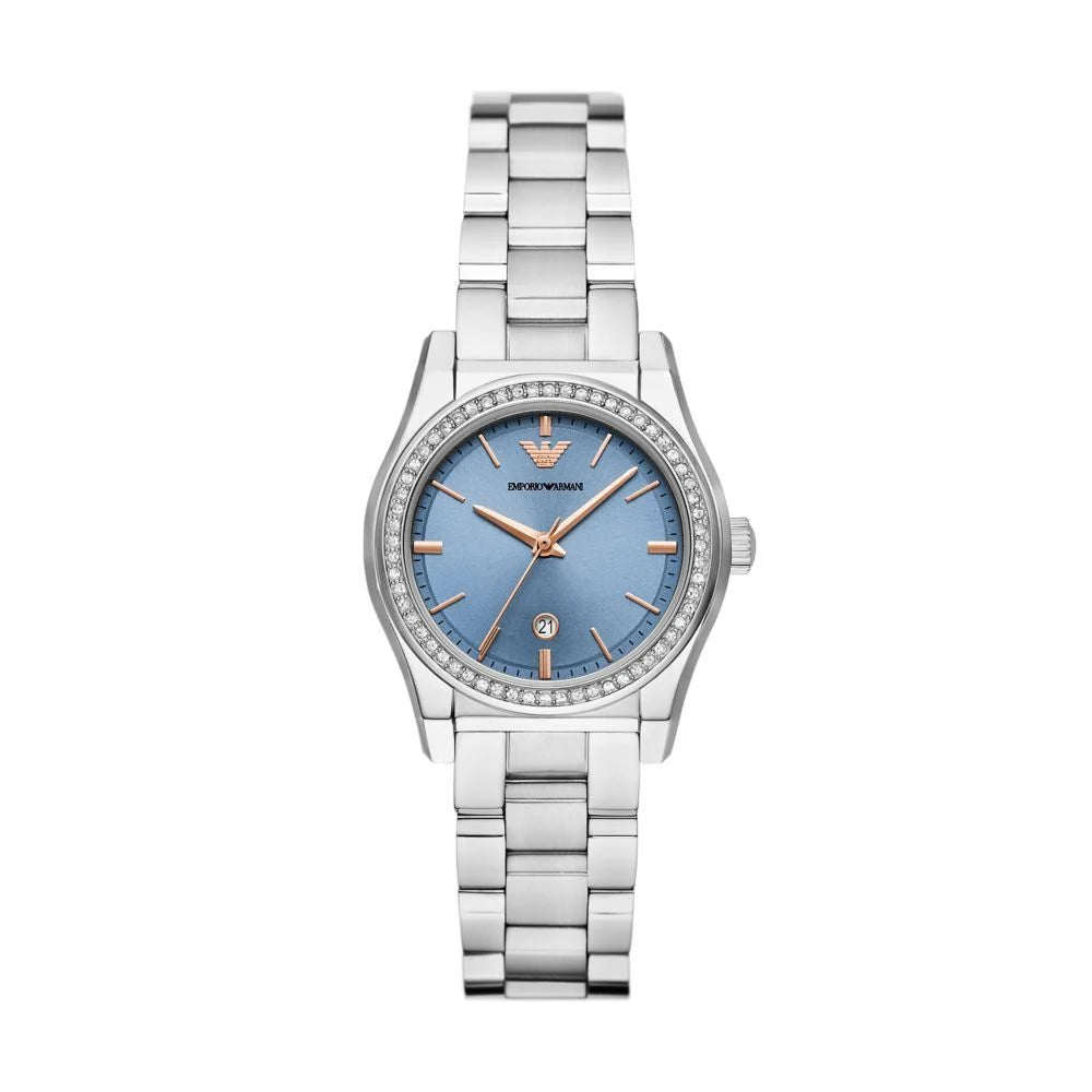 Emporio Armani Fedrica Blue Dial Ladies Watch- AR11593