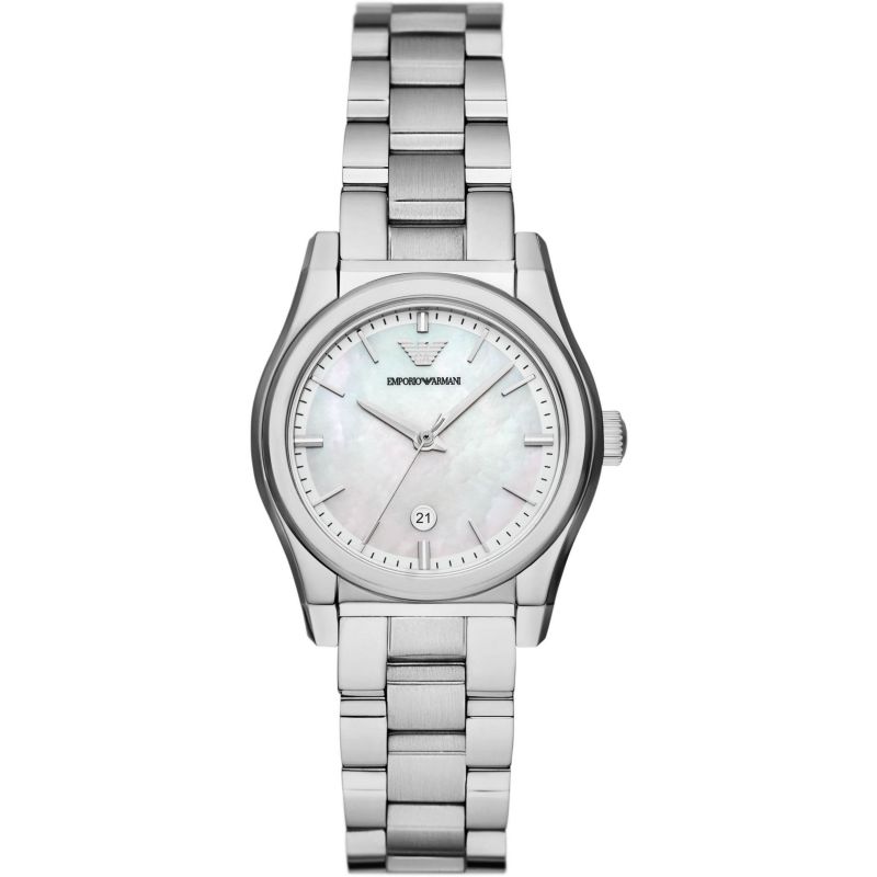 Emporio Armani Three Hand Stainless Steel Watch For Female - AR11557