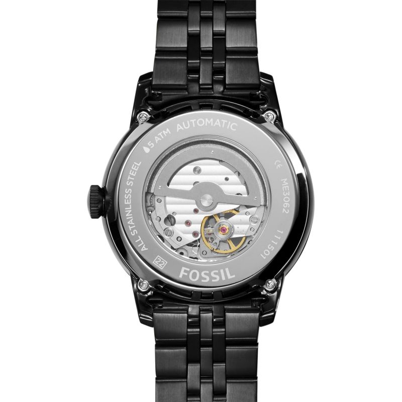 Fossil Townsman Black Men's Automatic Watch- ME3062