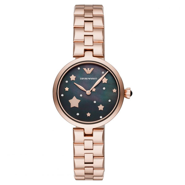 Emporio Armani Two Hand Floral Women's Watch- AR11197