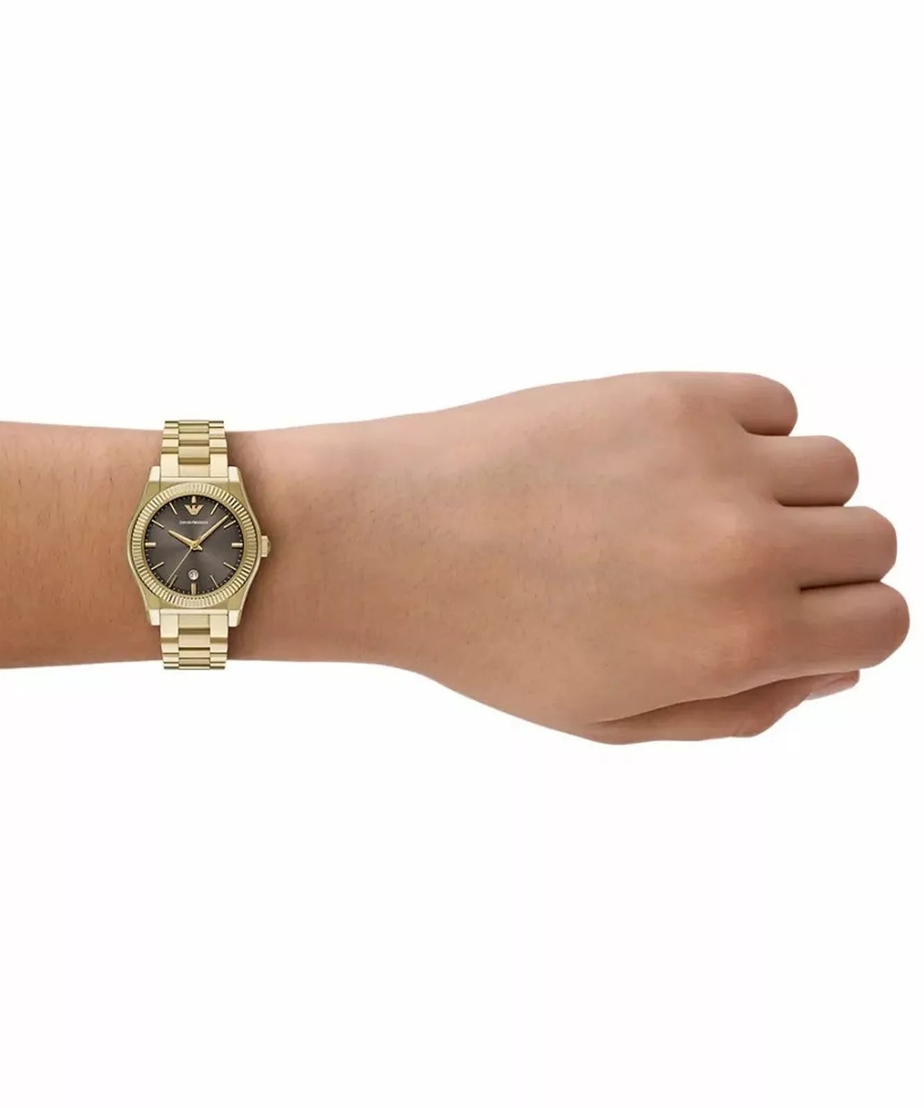 Emporio Armani Federica Brown Dial Ladies Watch - AR11700