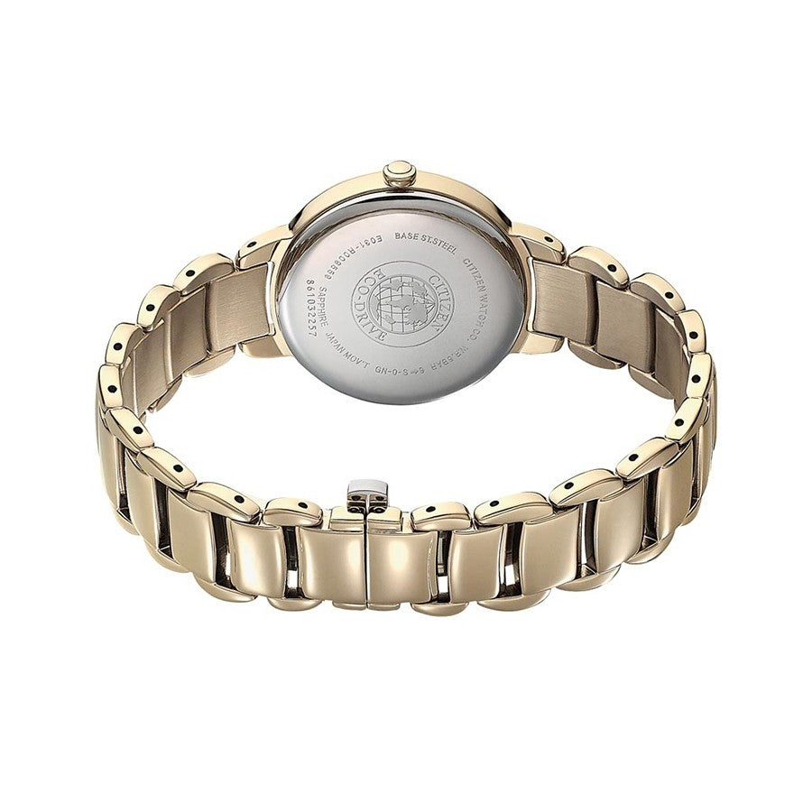 Citizen Eco-Drive Mother Of Pearl Dial Ladies Watch- EM0673-83D