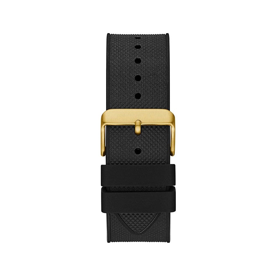 Guess Black Rubber Strap Multifunction Men's Watch- GW0333G2