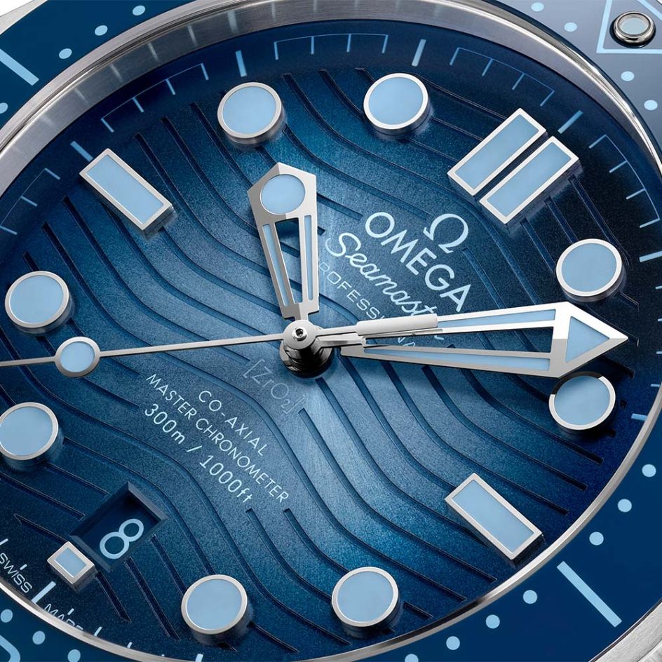 Omega Seamaster Diver 300M Summer Blue Men's Automatic Watch - 210.30.42.20.03.003