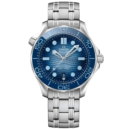 Omega Seamaster Diver 300M Summer Blue Men's Automatic Watch - 210.30.42.20.03.003