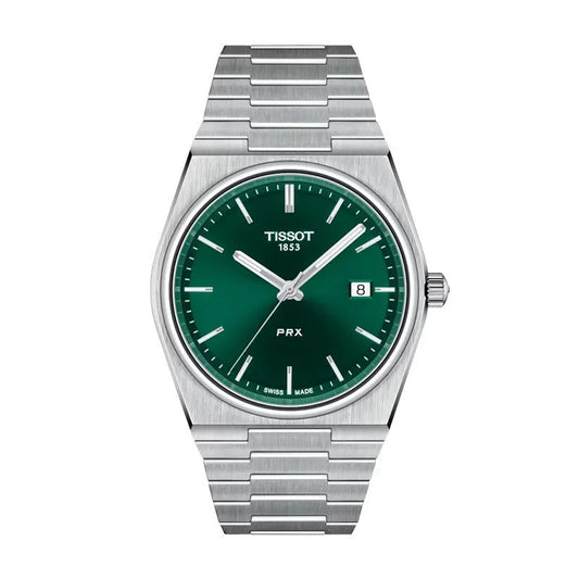 Tissot PRX Green Dial Quartz  Men's Watch- T137.410.11.091.00