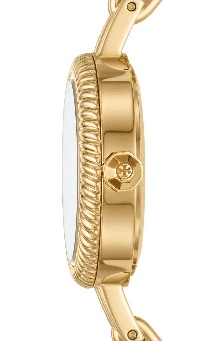 Tory Burch Reva Gold Stainless Steel Strap Ladies Watch - TBW4029