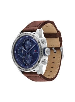 Tommy Hilfiger Men's Analog Blue Dial Chronograph Watch- 1791807