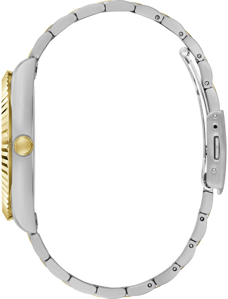 GUESS Green Dial Two-Tone Bracelet Men's Watch - GW0265G16