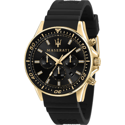 Maserati Sfida Silicone Strap Men's Chronograph Watch- R8871640001