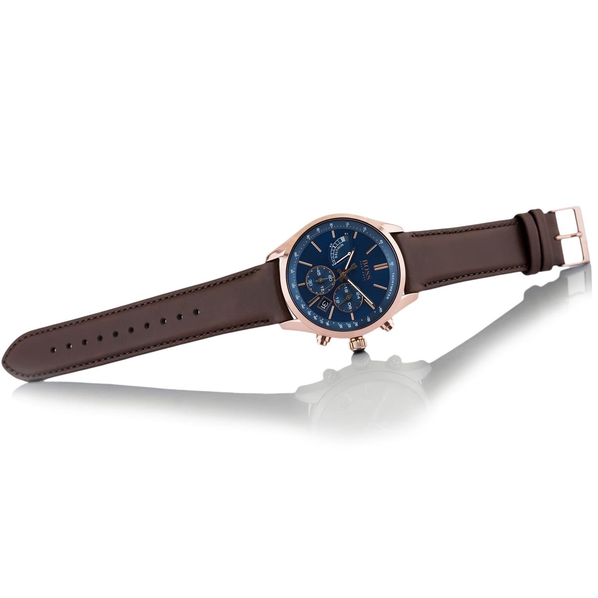 Hugo Boss Blue Dial Men's Chronograph Watch- 1513604