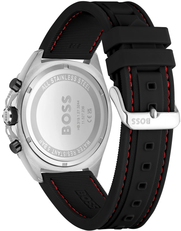 Hugo Boss Silicone Strap Men's Multifunction Watch- 1513969