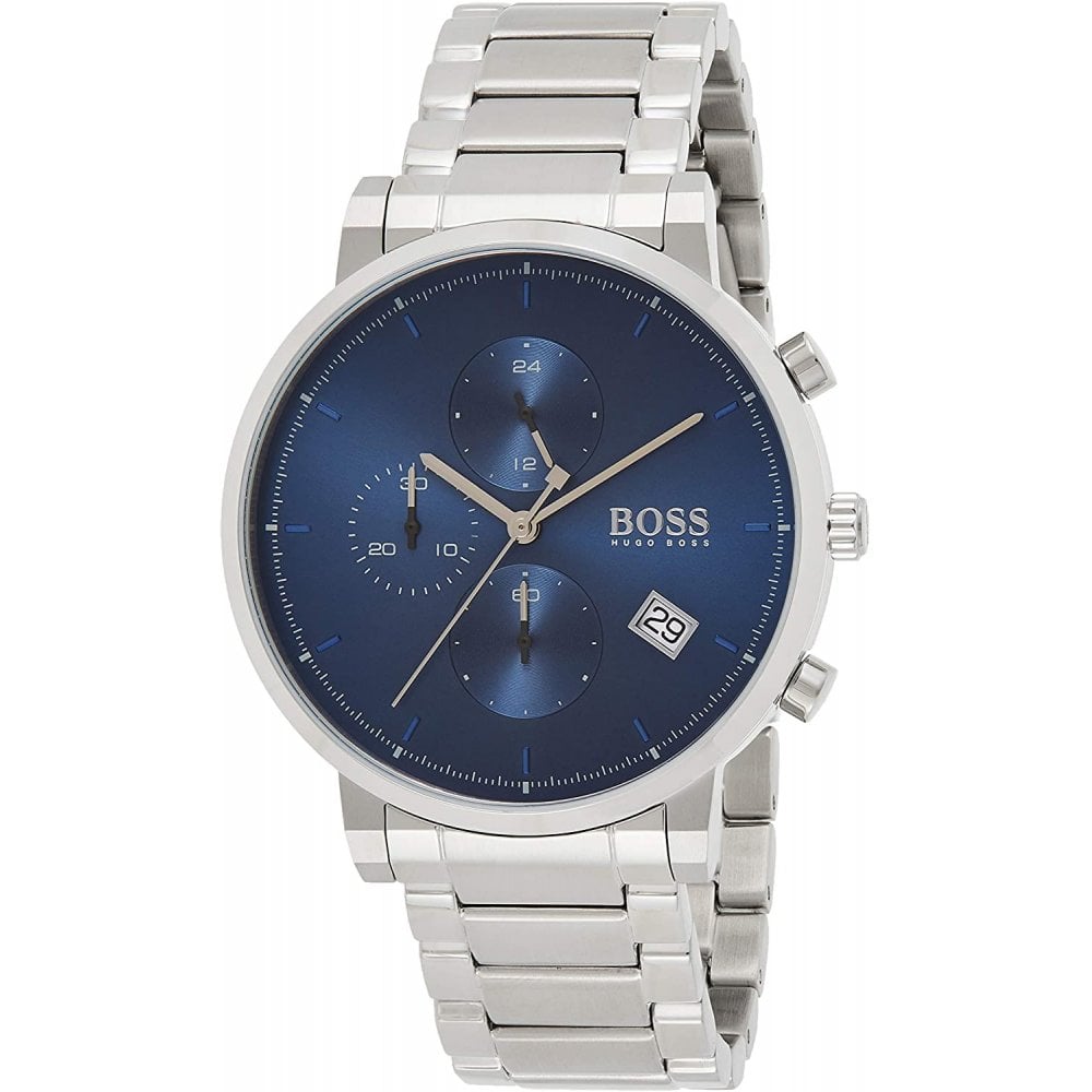 Hugo Boss Men's Blue Dial Chronograph Watch- 1513779