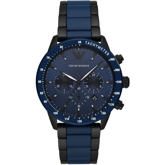Emporio Armani Ceramic Blue Men's Chronograph watch- AR70001