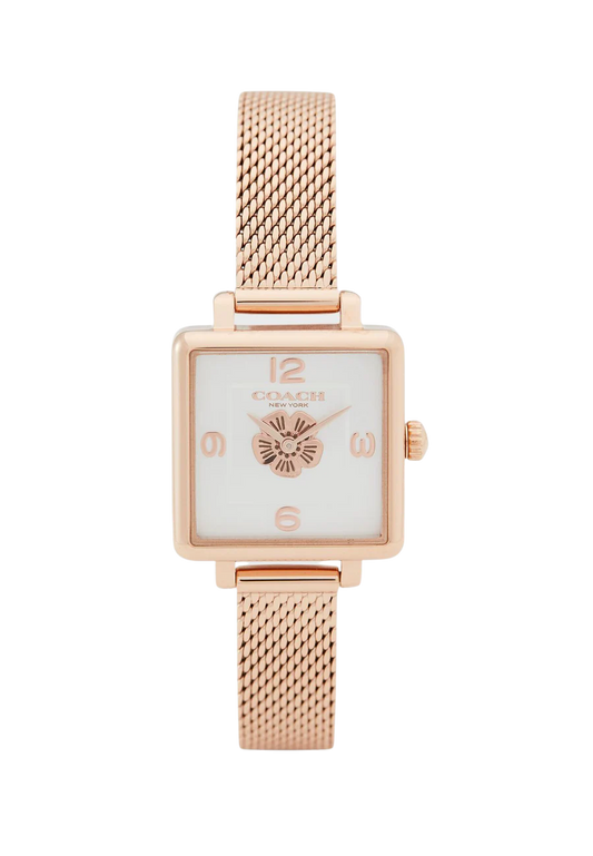 Coach cass rose gold square Ladies watch - 14503698
