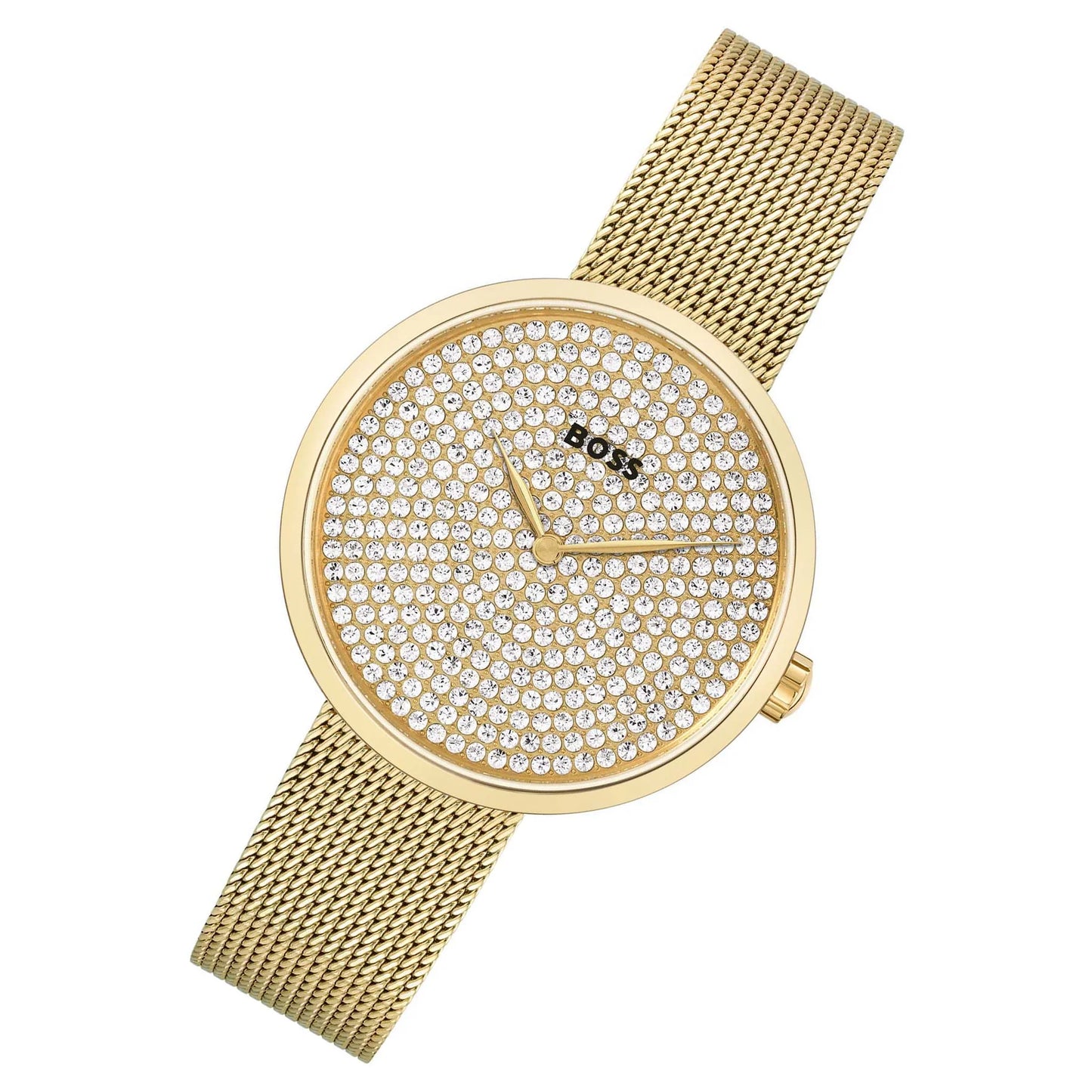 Hugo Boss Gold-Tone Mesh chain Ladies Watch - 1502659