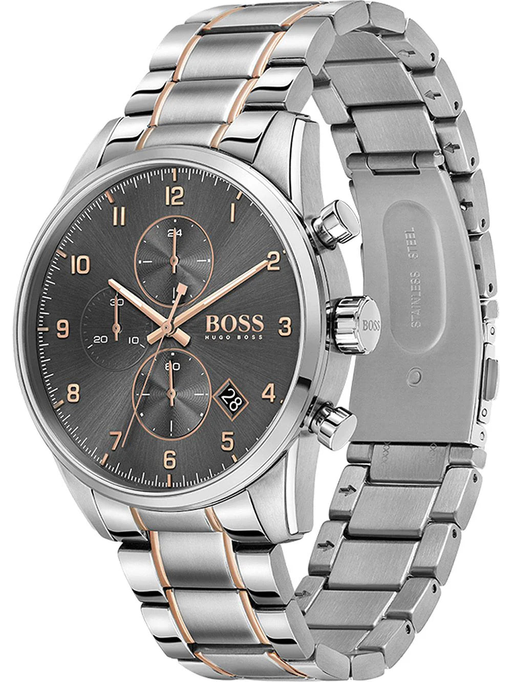 Hugo Boss Skymaster Dual Tone Men's Chronograph Watch- 1513789