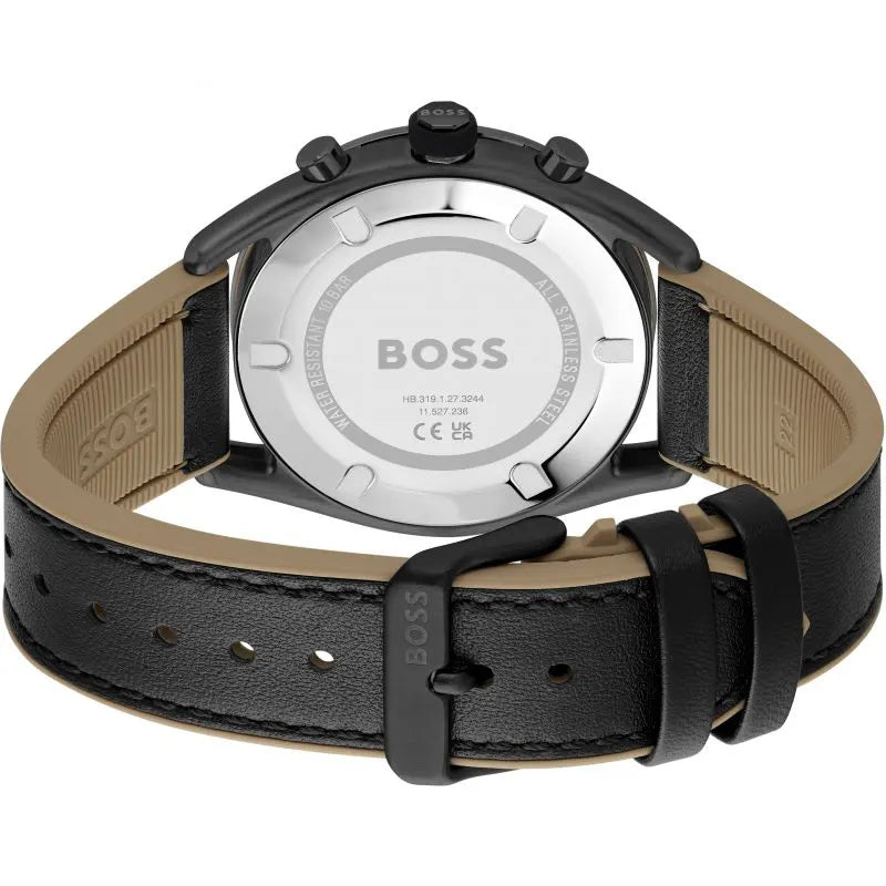 Hugo Boss Center Court Black Dial  Men's Chronograph Watch- 1514022