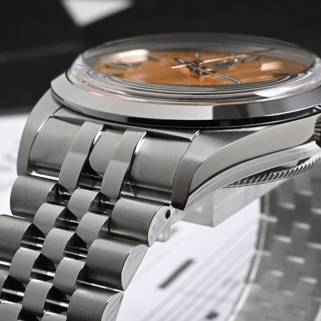 San Martin Sunray Salmon Men's Watch - SN0050