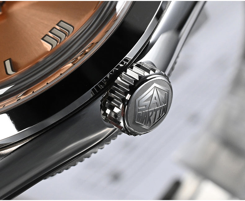 San Martin Sunray Salmon Men's Watch - SN0050