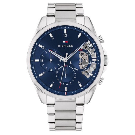 Tommy Hilfiger  Blue Dial Men's Multi Function Watch- 1710448